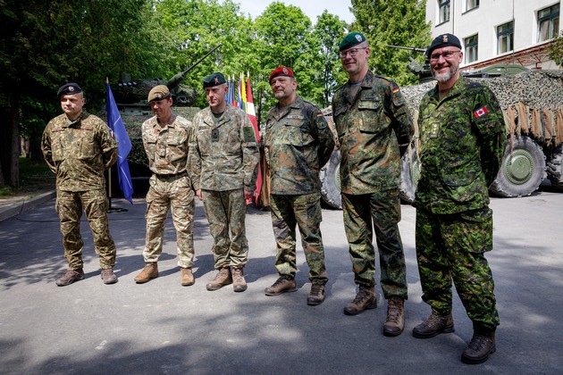 Militärisches Spitzenpersonal der eFP-Rahmennationen traf sich in Litauen