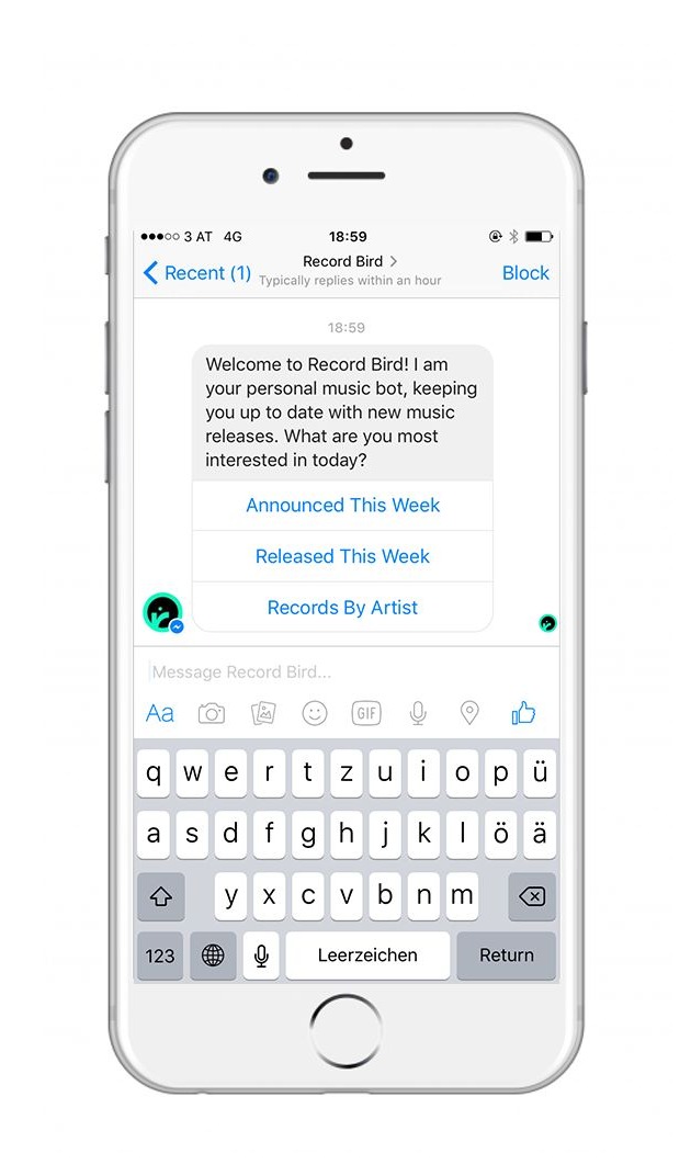 Record Bird launcht den weltweit ersten Chatbot für Musik Releases - BILD