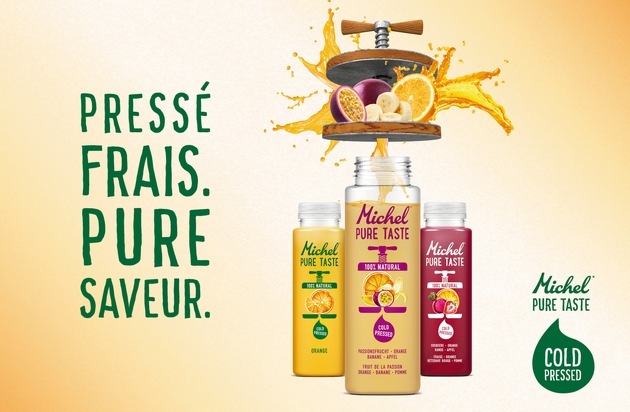 Rivella AG: «Michel Pure Taste»: la saveur pure des jus de fruits frais pressés à froid