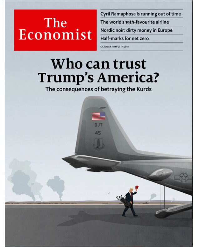 The Economist:  Türkei und Syrien | Katalanische Separatisten | Brexit | Südafrikas Präsident | Japans Monarchie