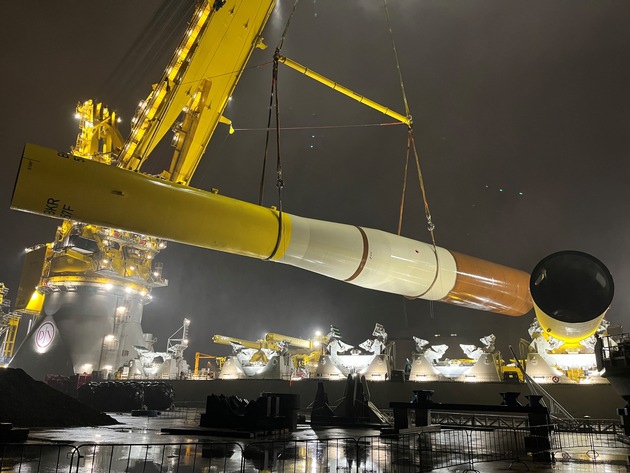 Borkum Riffgrund 3: Installation von größtem deutschen Offshore-Windpark hat begonnen