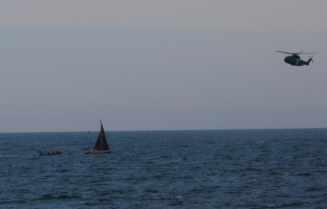 Spektakuläre Rettungsaktion der Marine vor Rügen