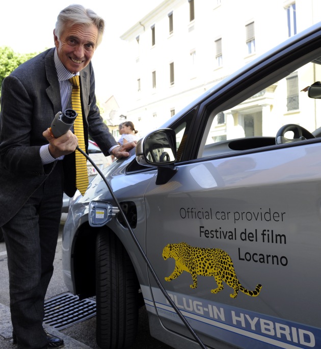 Toyota &quot;Official Car Provider&quot; am Festival del film Locarno / Marco Solari fährt emissionslos