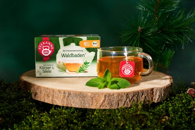 Pressemitteilung: Ein Waldbad aus der Teetasse: TEEKANNE erweitert „Harmonie für Körper & Seele“ um einen neuen, trendigen Bio-Kräutertee