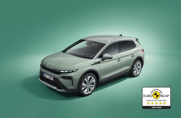 Skoda Auto Deutschland GmbH: Der Škoda Elroq erhält 5 Sterne im Euro NCAP-Test – Enyaq und Octavia bestätigen ihre Bestnoten