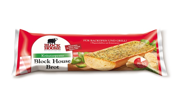 Wichtige Kundeninformation (Warenrückruf) zu den Produkten &quot;Block House Brot Knoblauch&quot; und &quot;Block House Brot Kräuterpesto&quot;