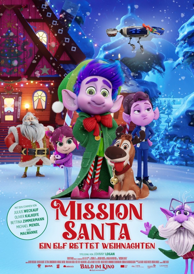 Trailer ab sofort verfügbar / MISSION SANTA - EIN ELF RETTET WEIHNACHTEN / ab 6. November 2025 im Kino