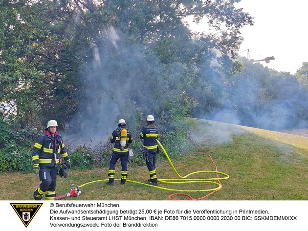 FW-M: Vegetationsbrand schnell im Griff (Freiham)