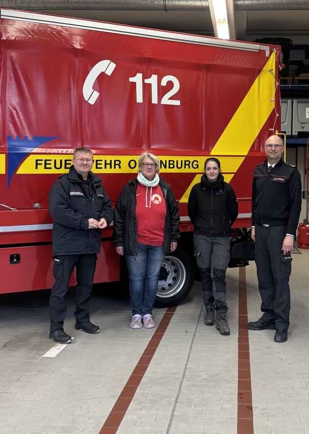 FW-OG: Hilfe dort, wo Hilfe Not tut. Feuerwehr Offenburg spendet Festgewinn an Hilfseinrichtungen