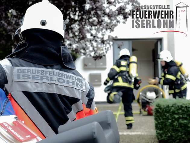 FW-MK: Kellerbrand in Mehrfamilienhaus