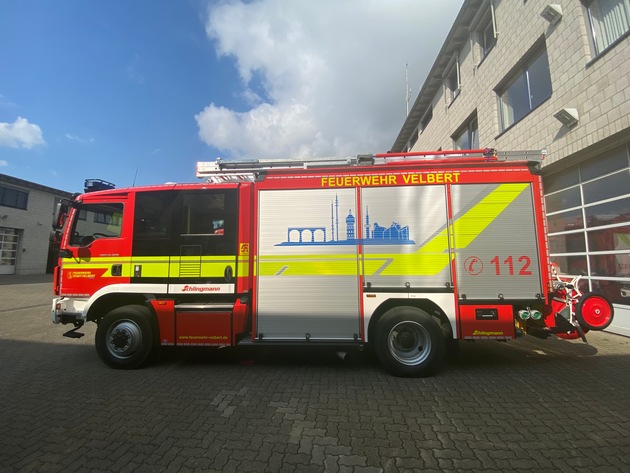 FW-Velbert: Drei neue Löschfahrzeuge für die Freiwillige Feuerwehr Velbert