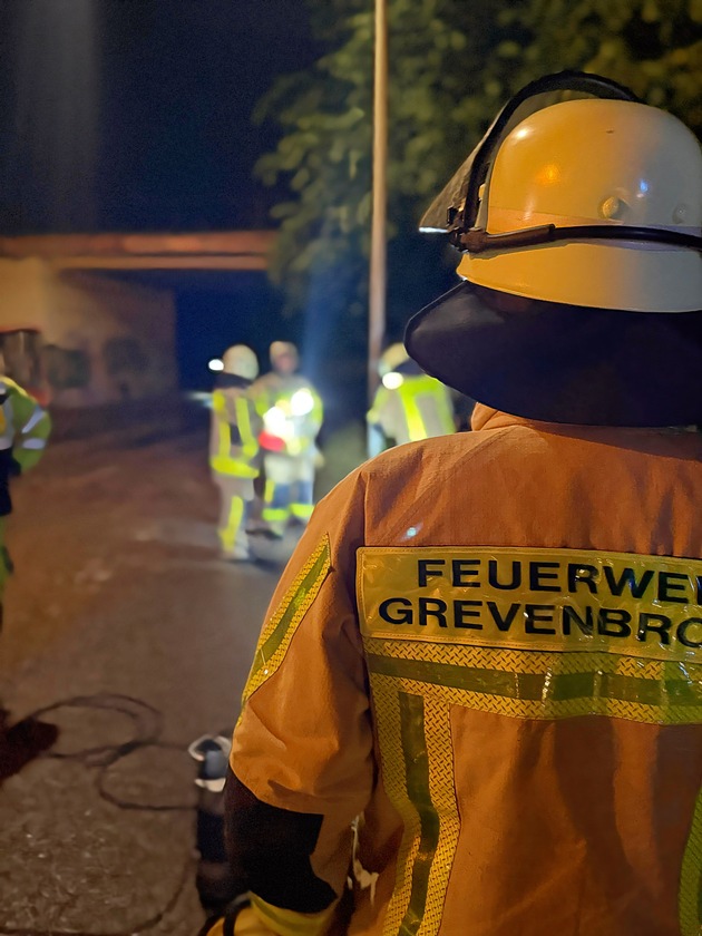 FW Grevenbroich: Starkregen sorgt für zahlreiche Einsätze im Stadtgebiet