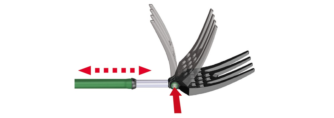 A partir d&#039;avril 2014 nouveau dans le commerce: Fourche à compost HANDY de Stoeckler pour compostage confortable (IMAGE/ANNEXE)