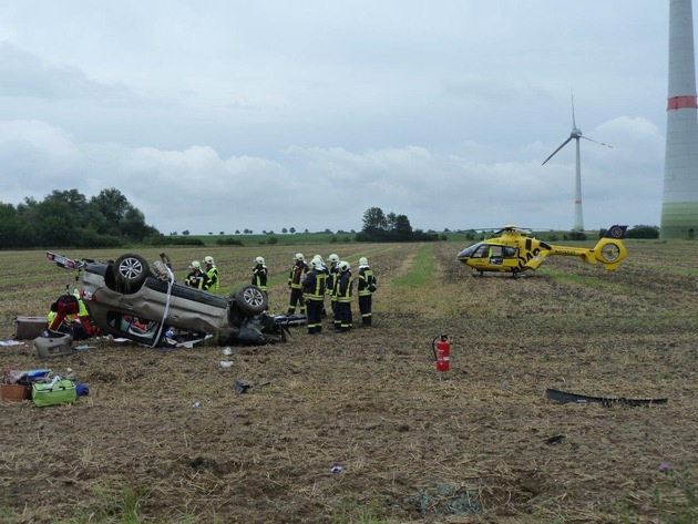 POL-NB: Zwei Schwerverletzte bei Unfall auf der BAB 20 zwischen AS Altentreptow und Anklam (LK MSE)