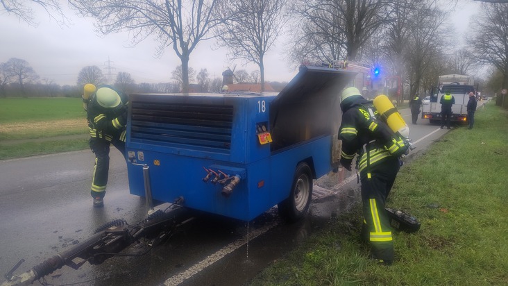 FW-Schermbeck: Brand Kompressoranh&auml;nger