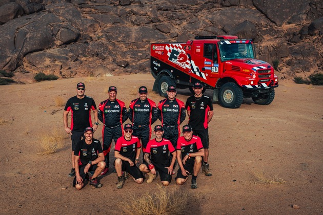 **Pressemeldung** Rallye Dakar 2025: Castrol plant in Zusammenarbeit mit dem Firemen Dakarteam die Entwicklung zukünftiger Schmierstoffe für Nutzfahrzeuge weiter voranzutreiben