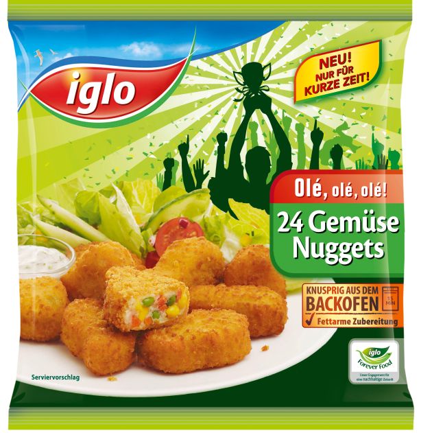 Meisterlich snacken: Mit iglo Nuggets genüsslich durch den Sportsommer 2012 (BILD)