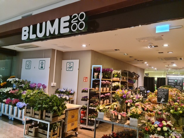 Pressemitteilung: BLUME2000 erweitert die Shoppingvielfalt in den MERCADEN® Böblingen