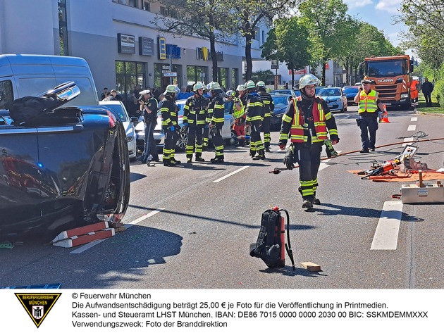 FW-M: Unfall mit mehreren Verletzten (Waldtrudering)