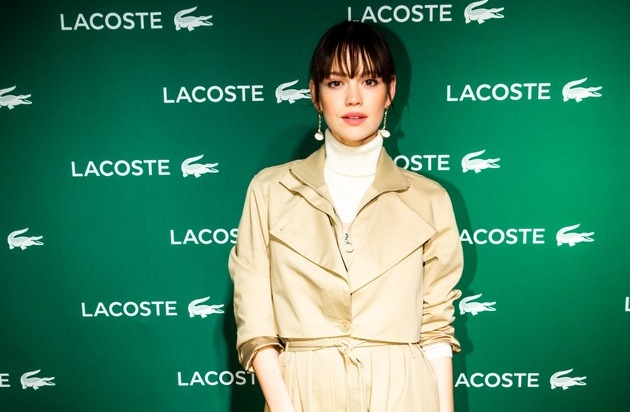 Lacoste Germany GmbH: A perfect match: Lacoste ist zurück am Kurfürstendamm / Emilia Schüle, David Kross und Noah Becker feiern das Re-Opening der neuen LACOSTE-Boutique in Berlin