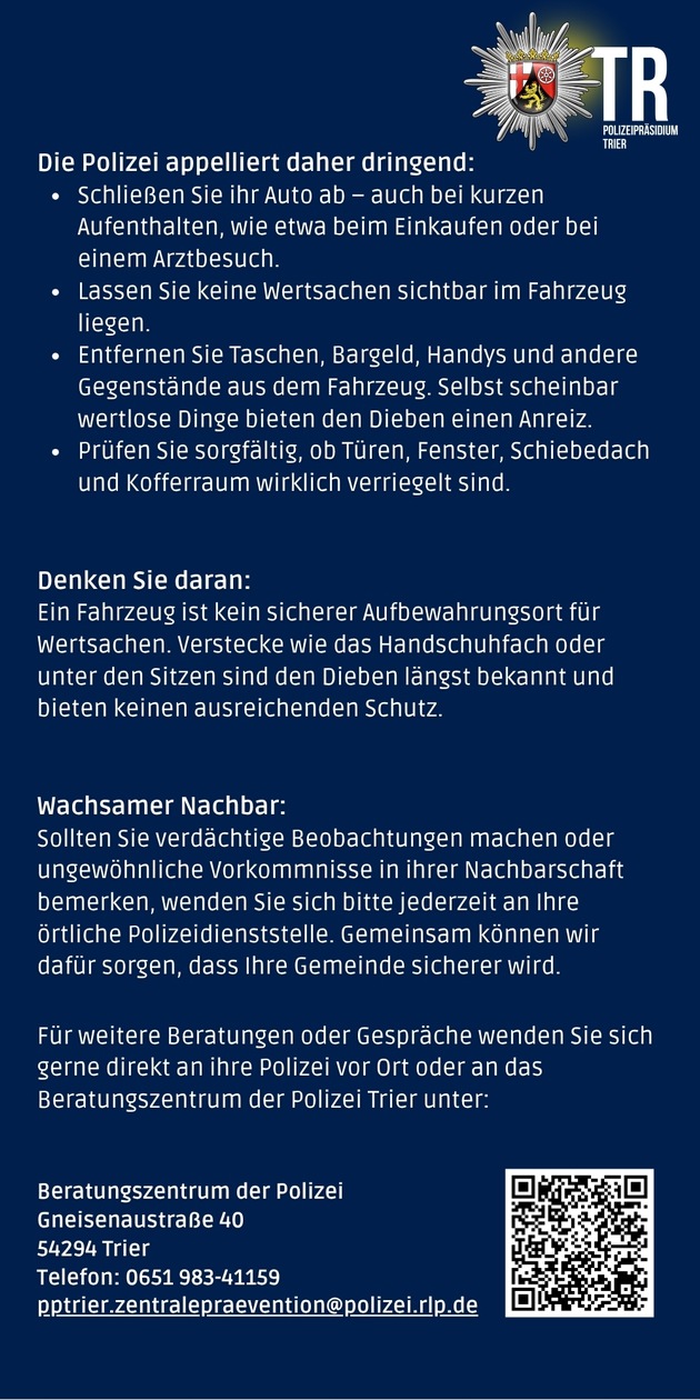POL-PDTR: Grenzüberschreitender Polizeiaustausch - das &quot;3M-Treffen&quot; bei der Polizei Saarburg