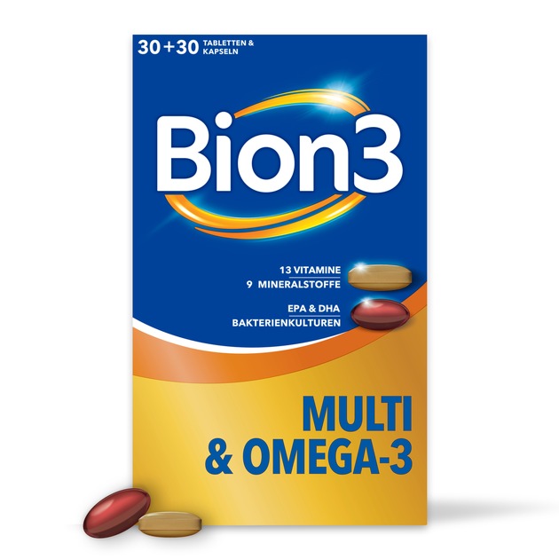 Neu ab Frühling 2025: Omega-3-Produkte mit Bakterienkulturen von Bion3