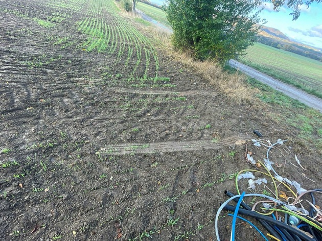 LPI-NDH: Kabelmäntel und Kabeltrommel aufgefunden - Wer kann Hinweise geben?