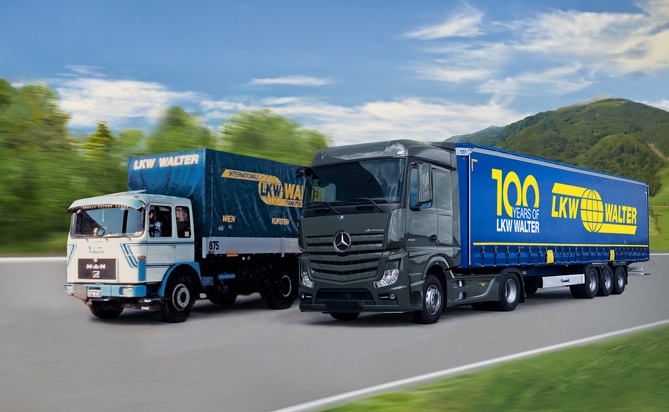 LKW WALTER celebrates its 100th anniversary: A century of innovation and sustainability in the transport industry