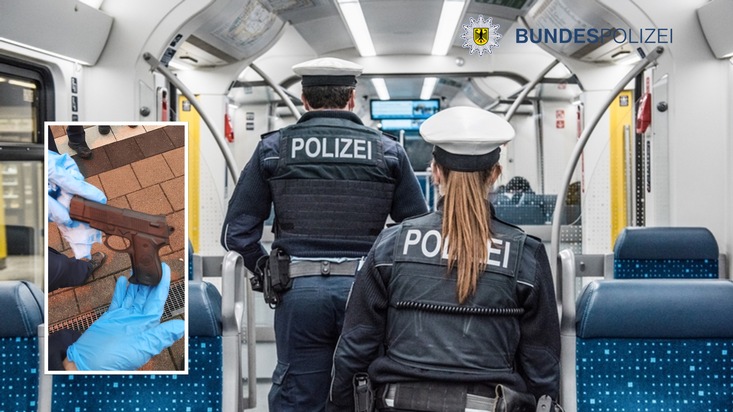 Bundespolizeidirektion München: Bedrohung mit scheinbarer Schusswaffe / Polizeieinsatz am S-Bahn-Haltepunkt