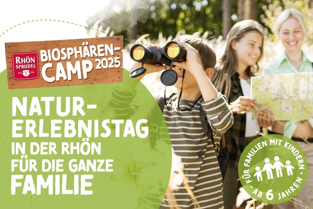 Presseinformation: Anmeldestart für das RhönSprudel Biosphären-Camp 2025