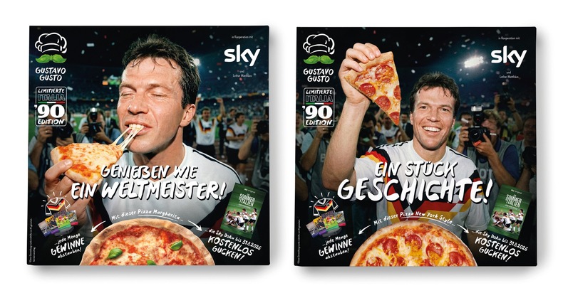 Gratis WM-Doku beim Pizza-Kauf: Sky Deutschland und Gustavo Gusto starten gemeinsame Aktion zur Fu&szlig;ball-WM 2026