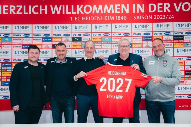 Presse-Information: Verlängerung des Sponsoringvertrags mit dem 1. FC Heidenheim 1846