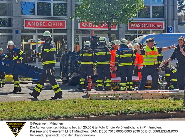 FW-M: Unfall mit mehreren Verletzten (Waldtrudering)