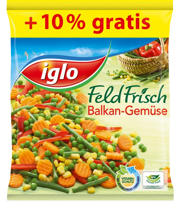 Vielfältig, lecker, mehr: iglo Gemüse-Produkte und Chicken Nuggets kurzzeitig mit noch mehr leckerem Inhalt! (BILD)