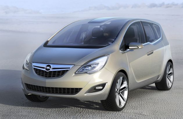 Weltpremiere von Opel auf dem 78. Genfer Automobilsalon / Meriva Concept: Dynamisches Design und innovatives Türkonzept