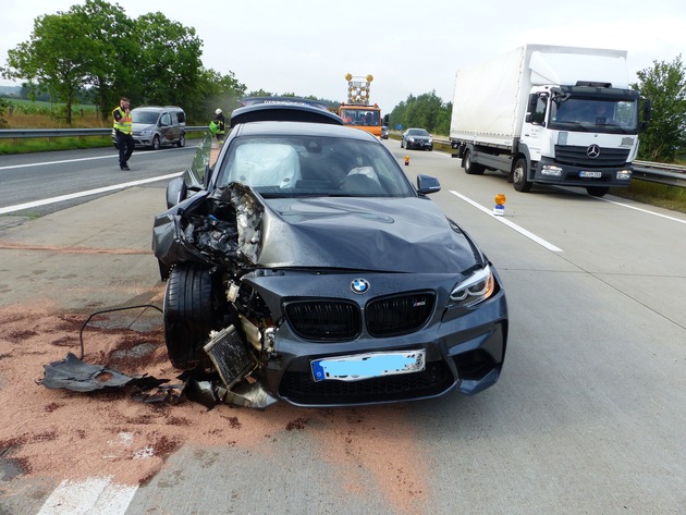 POL-CUX: -Schwerer Verkehrsunfall auf der A27-