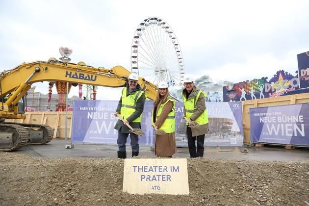 Spatenstich für das  „Theater im Prater&quot;: Neues Musicalhaus für Wien nimmt Bauarbeiten auf
