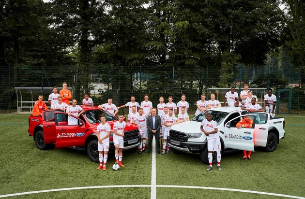 Ford-Werke GmbH: In guten wie in schlechten Zeiten: Ford und der 1. FC Köln feiern 25 Jahre treue Partnerschaft