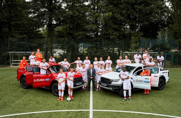 Ford-Werke GmbH: In guten wie in schlechten Zeiten: Ford und der 1. FC Köln feiern 25 Jahre treue Partnerschaft (FOTO)