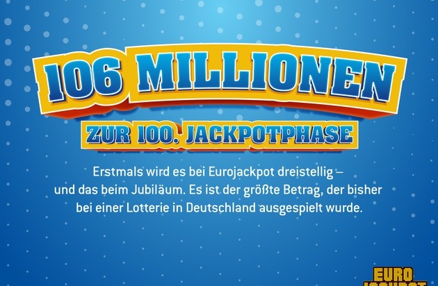 Eurojackpot: Mega-Rekord-Jackpot: / Eurojackpot erstmals über 100 Millionen Euro