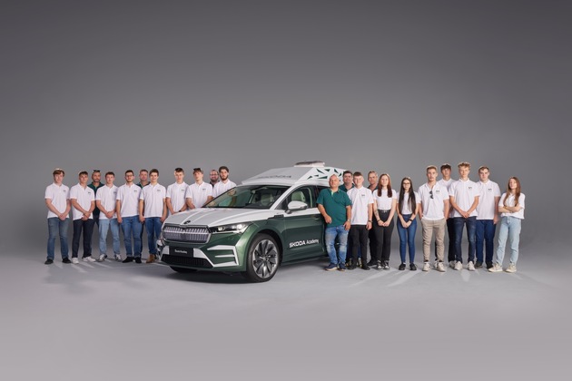 Der Škoda Roadiaq: Das vollelektrische Azubi Car Nr. 9 verkörpert echten Entdeckergeist