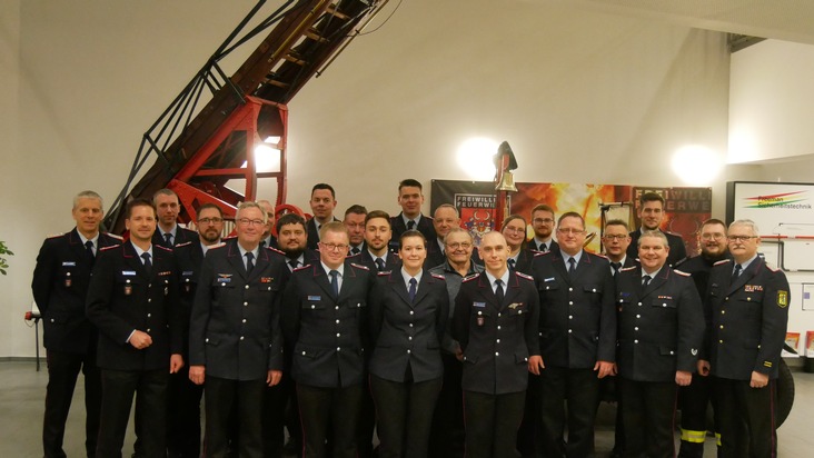 FW Celle: Jahreshauptversammlung der Ortsfeuerwehr Celle-Hauptwache - 460 Einsätze für die Wehr im Jahr 2022