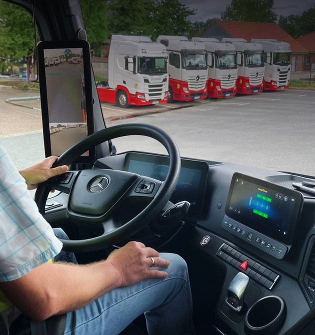 Goodyear DriverHub als Partner-App im Mercedes-Benz Truck App Portal verfügbar