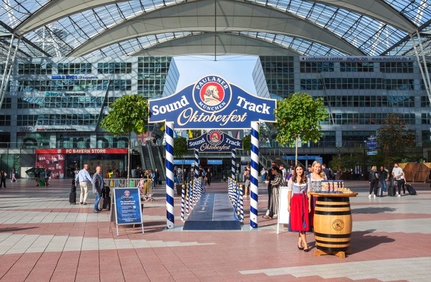 Paulaner Brauerei: Tourists make music with wheelie bags / German Brewery Paulaner is making the SoundTrack to Oktoberfest