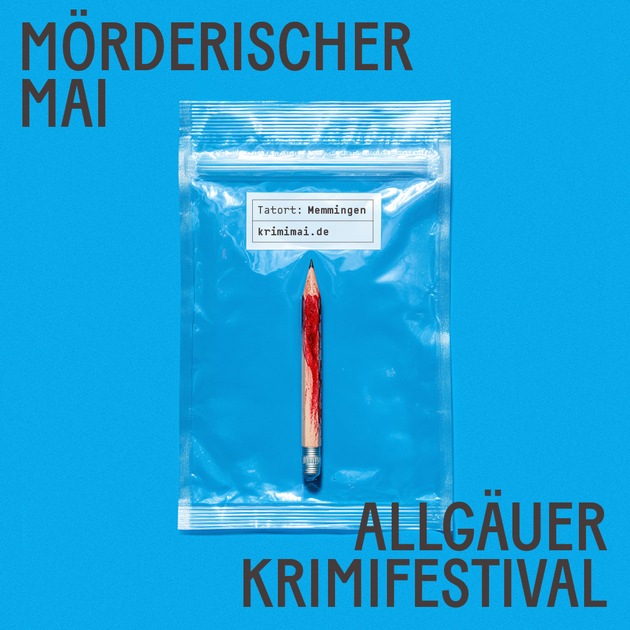 M&ouml;rderischer Mai &ndash; das erste Allg&auml;uer Krimifestival h&auml;lt Memmingen vom 8. bis 13. Mai 2026 in Atem
