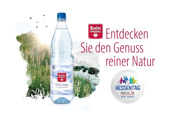 Presseinformation: MineralBrunnen RhönSprudel ist offizieller Getränkepartner des Hessentags in Fritzlar