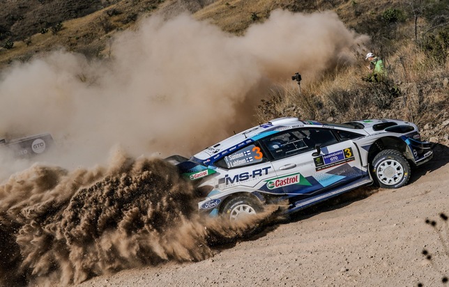 Podiumsergebnis für Teemu Suninen und den Ford Fiesta WRC bei der WM-Rallye Mexiko