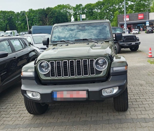 POL-E: Essen: Diebstahl zweier Jeep Wrangler binnen weniger Tage - Zeugen gesucht