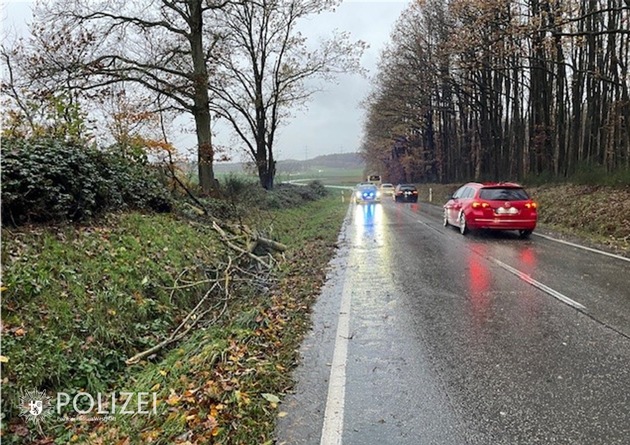 POL-PPWP: Starkregen und Wind sorgen für Polizeieinsätze