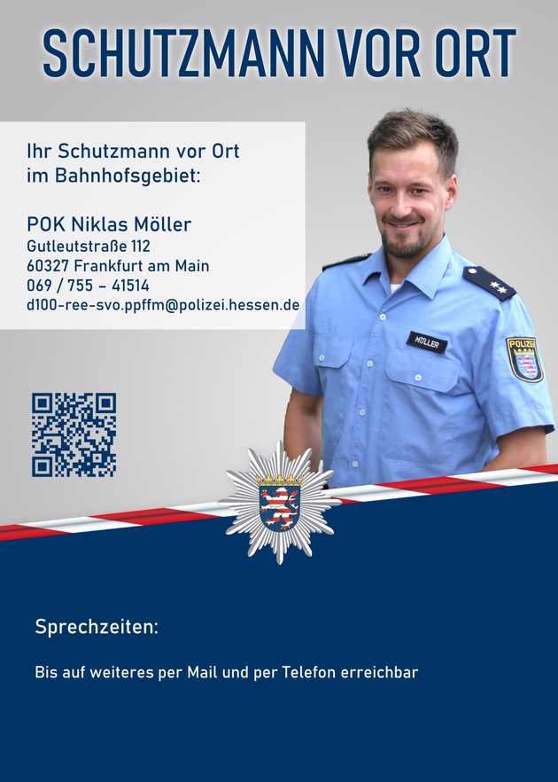 POL-F: 211003 - 1202 Frankfurt-Bahnhofsviertel: Polizei verrät die Tricks der Taschendiebe - Vorstellung des neuen &quot;Schutzmann vor Ort&quot;
